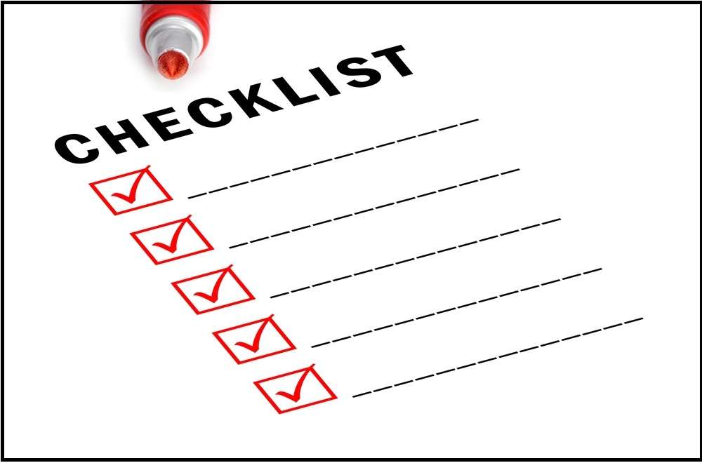 checklist tesi di laurea